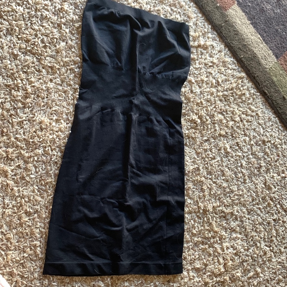 Black tube dress slip